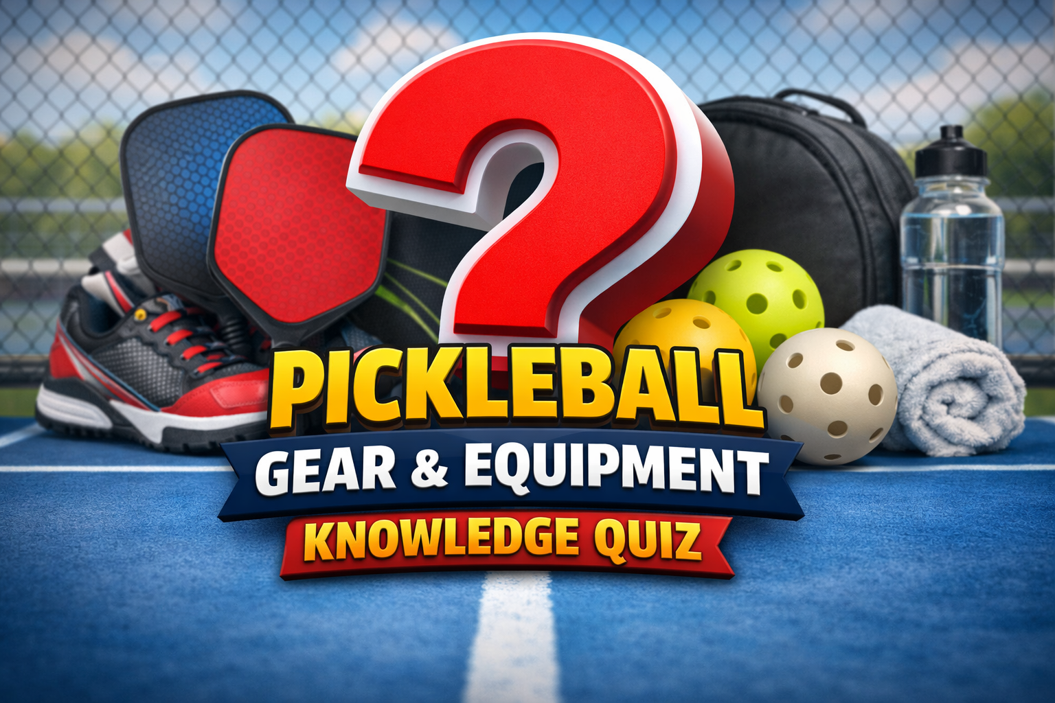 Pickleball Gear & Equipment Knowledge Quiz